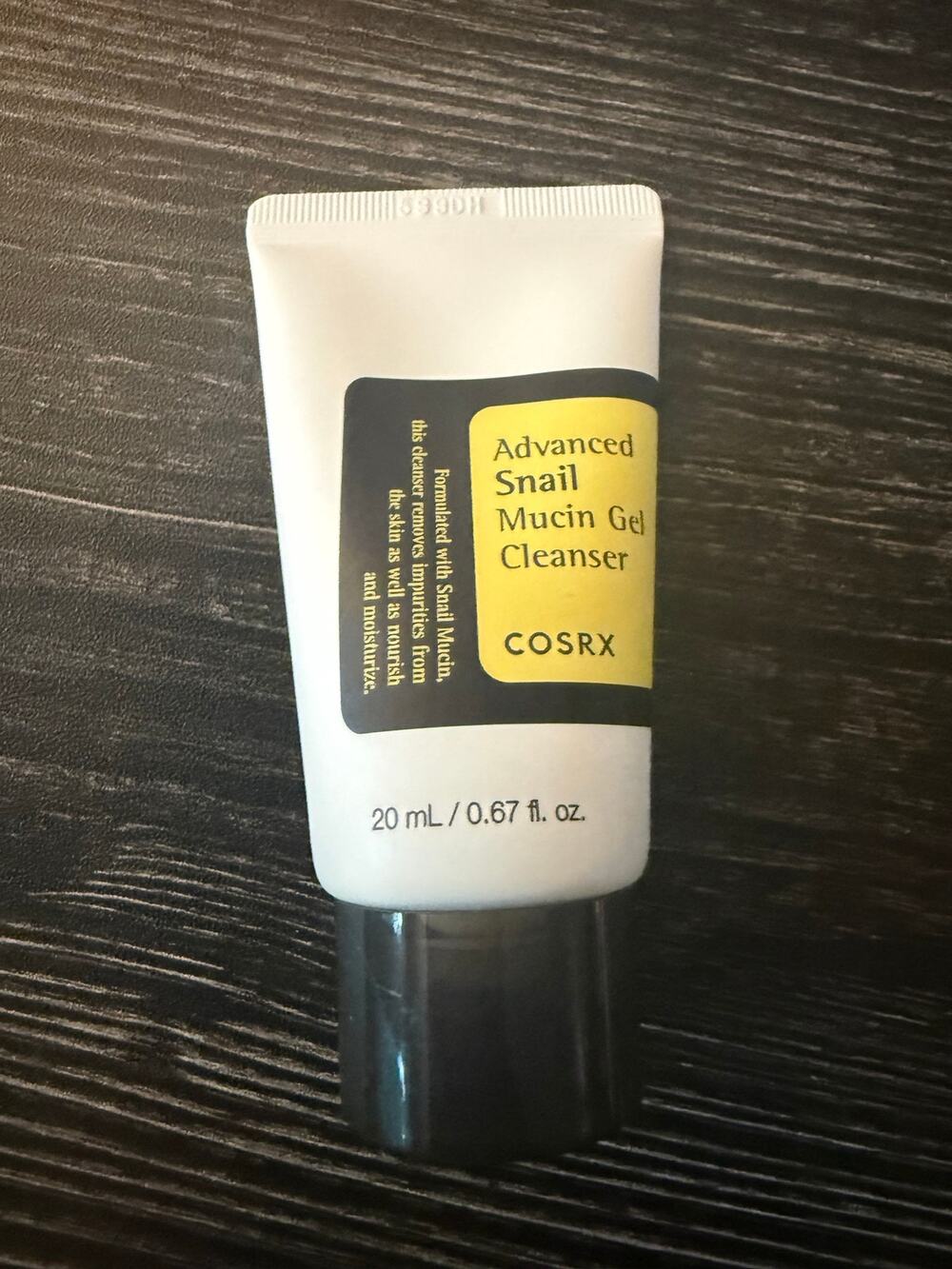 NEW COSRX Advanced Snail Mucin Gel Cleaner Sz. .67 Fl. Oz.
